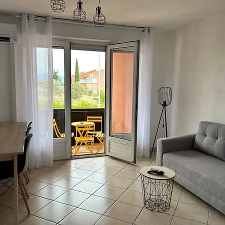 Apartamento T3 6 Personnes Avec Terrasse, Wifi, Climatisation Canet-en-Roussillon Exterior foto