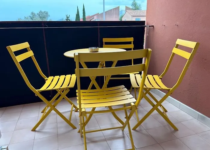 T3 6 Personnes Avec Terrasse, Wifi, Climatisation